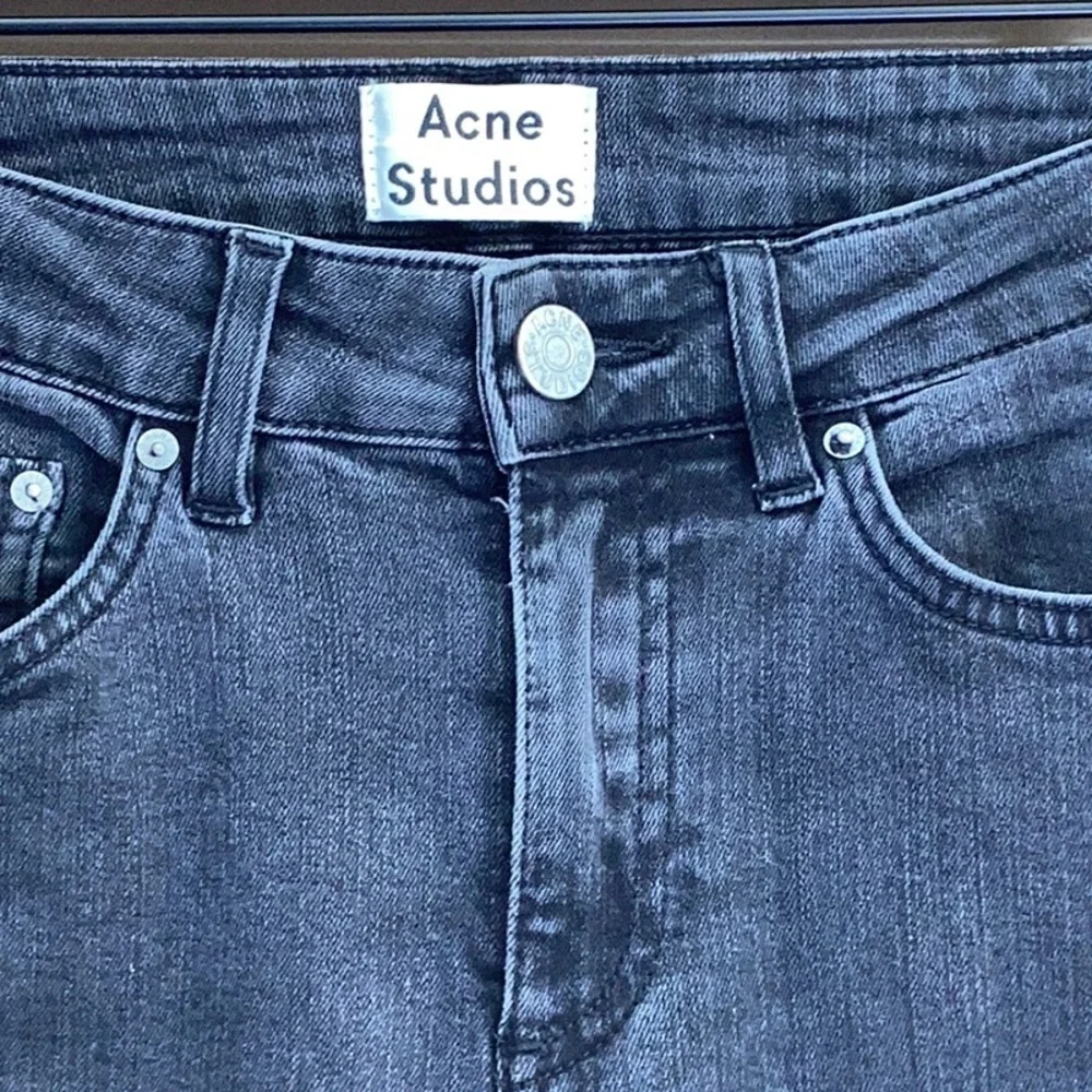Acne Studios skin 5 used black skinny jeans